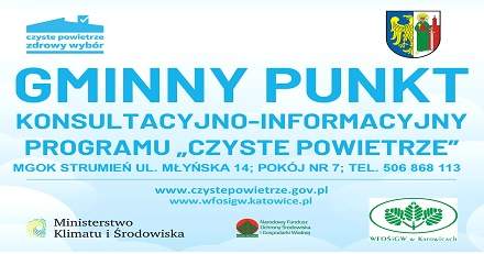 Gminny Punkt Konsultacyjno-Informacyjny Programu "Czyste Powietrze"